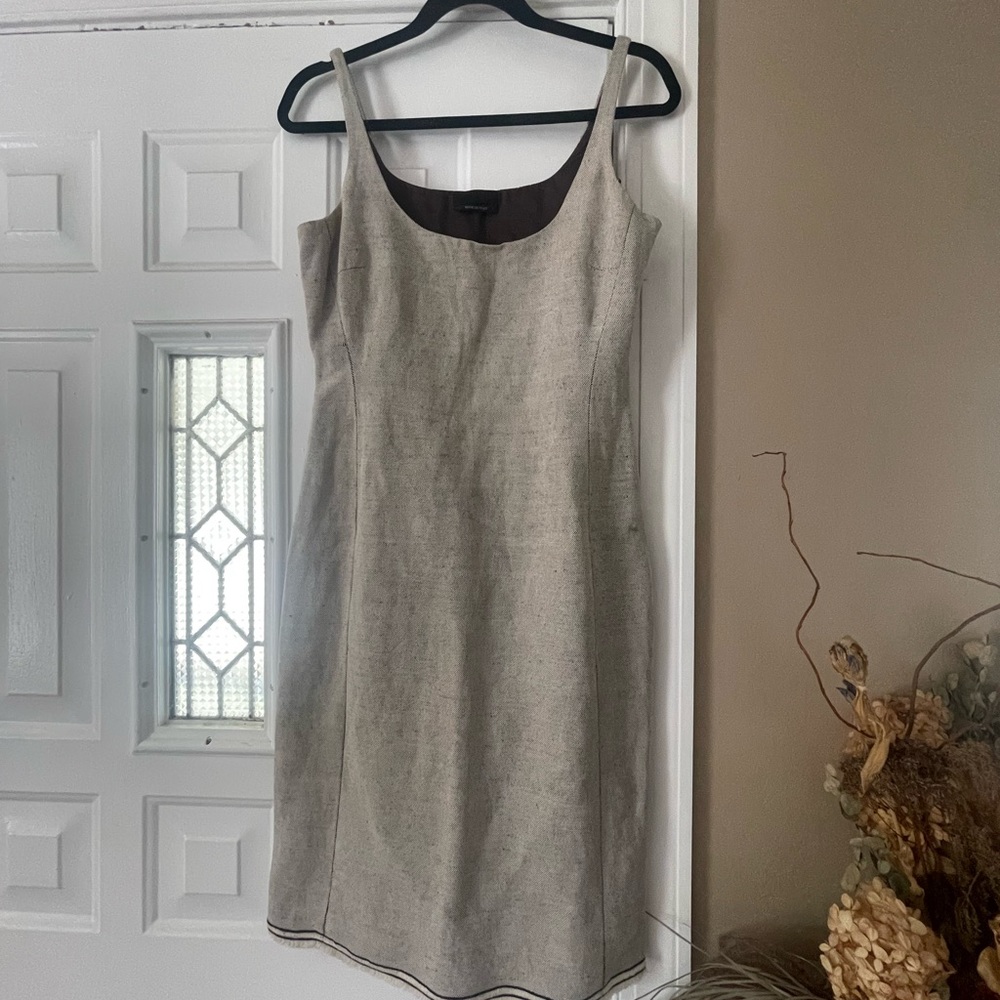 Prada linen woven dress